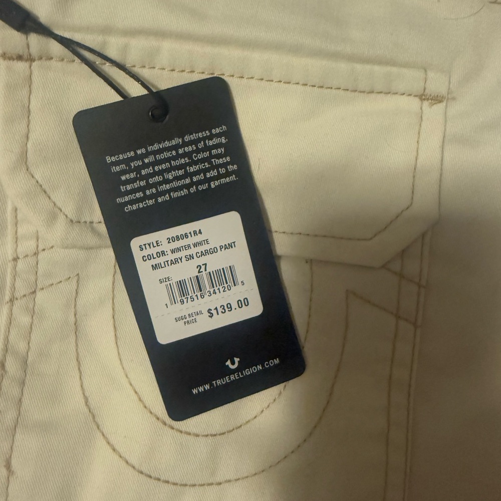 Beige Utility Pants - Picture 6 of 6